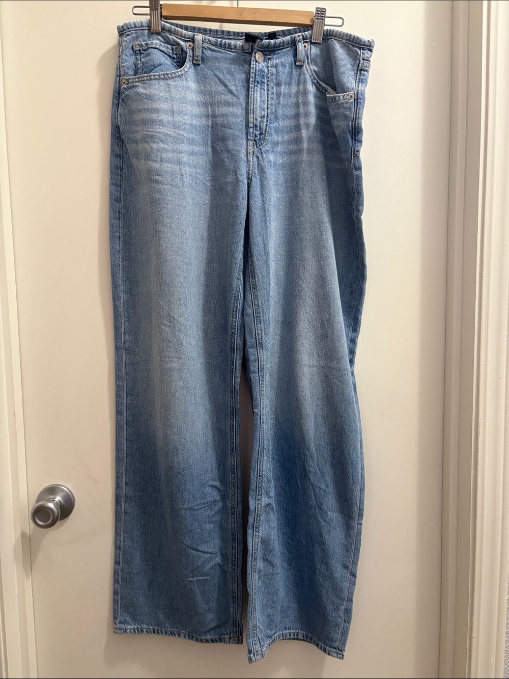 GAP Light Blue Flare Wide-Leg Jeans